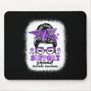 Alfombrilla De Ratón Groovy Support Squad MessMessy Bun Sobredosis Conc