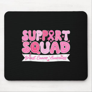 Alfombrilla De Ratón Groovy Support Squad Sensibilización sobre el cánc