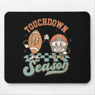 Alfombrilla De Ratón Groovy Touchdown Season Footbyll Lightning Bolt Ga