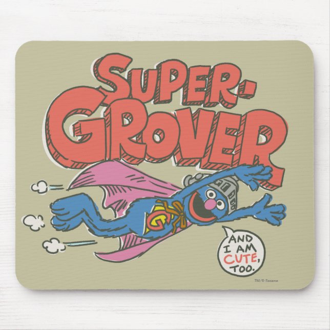 Alfombrilla De Ratón Grover Vintage Kids 1 (Frente)