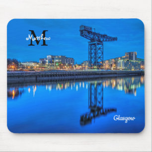 Alfombrilla De Ratón Grúa de finnieston, estera de ratón de Glasgow