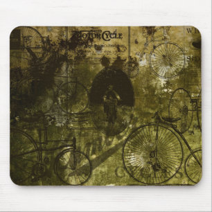 Alfombrilla De Ratón Grunge Bicycles Mousepad