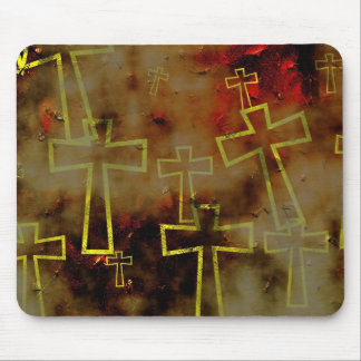 Alfombrilla De Ratón grunge-cruz