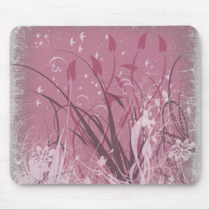 Alfombrilla De Ratón Grunge del KRW en rosa