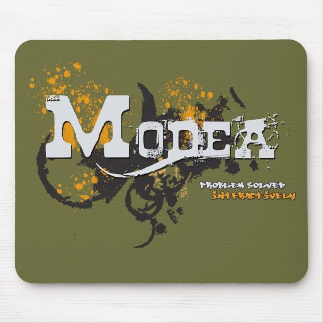 Alfombrilla De Ratón Grunge Mousepad de Modea (Frente)