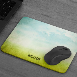 Alfombrilla De Ratón Grunge Paint Mouse Pad con nombre personalizado