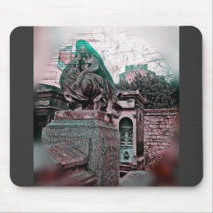 Alfombrilla De Ratón Grunge Paris Grave