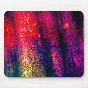 Alfombrilla De Ratón Grunge sucio vibrante multi