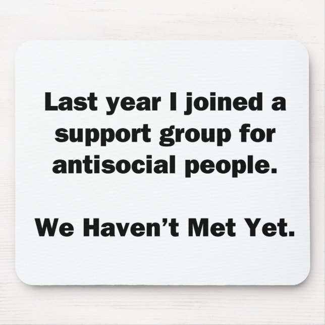 Alfombrilla De Ratón Grupo antisocial (Frente)