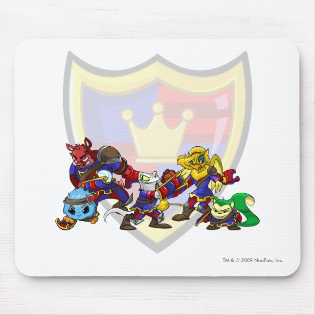 Alfombrilla De Ratón Grupo de Meridell del equipo (Frente)
