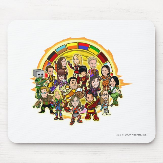 Alfombrilla De Ratón Grupo de personal de la taza de Altador (Frente)