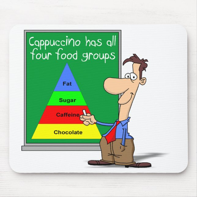 Alfombrilla De Ratón Grupos de alimentos (Frente)