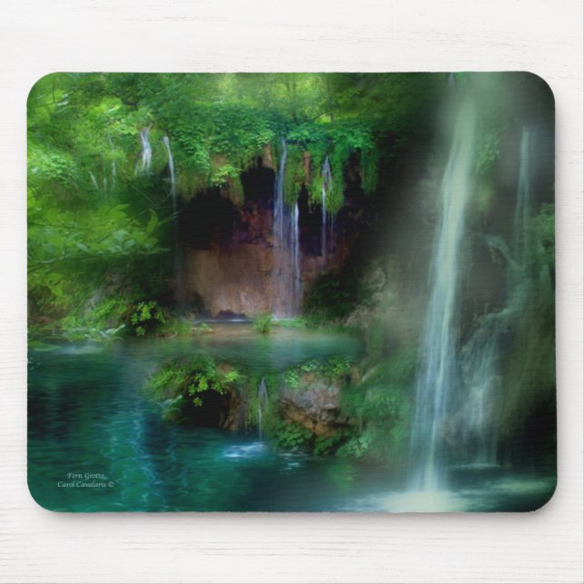 Alfombrilla De Ratón Gruta Mousepad del helecho (Frente)