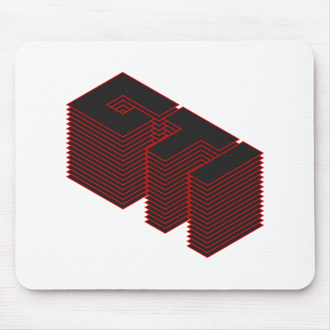 Alfombrilla De Ratón GTI apilado (Frente)