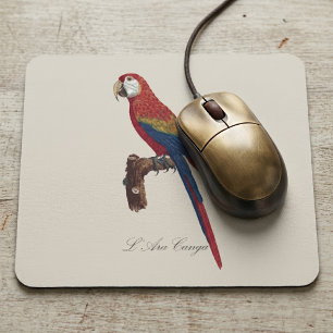 Alfombrilla De Ratón Guacamayo Escarlata o Guacamayo Macao, Ara macao