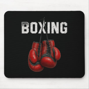 Alfombrilla De Ratón Guantes de boxeo Boxer Arte Marcial Deporte Kickbo
