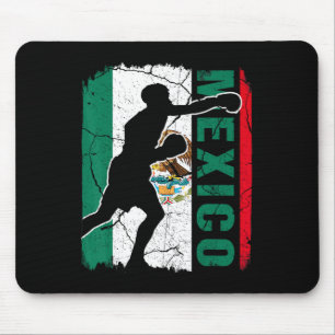 Alfombrilla De Ratón Guantes de boxeo de la bandera de México