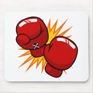 Alfombrilla De Ratón Guantes de boxeo del dibujo animado