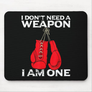 Alfombrilla De Ratón Guantes de boxeo no necesito un boxeador de combat