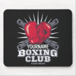 Alfombrilla De Ratón Guantes de boxeo personalizados boxeador campeón d<br><div class="desc">Guantes y chaquetas rojas de boxeo personalizadas,  diseño de boxeador campeón de combate de premio - Personalizar con su nombre y Personalizado de texto!</div>