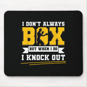 Alfombrilla De Ratón Guantes G de boxeo de sombra Kickboxing Boxer F