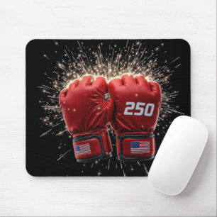 Alfombrilla De Ratón Guantes rojos de la UFC contra los EE.UU.