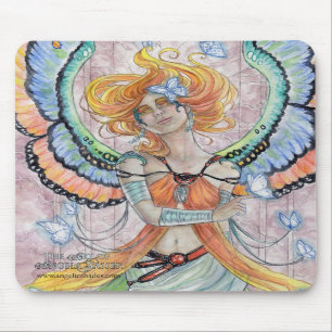 Alfombrilla De Ratón Guarda Mousepad de la mariposa