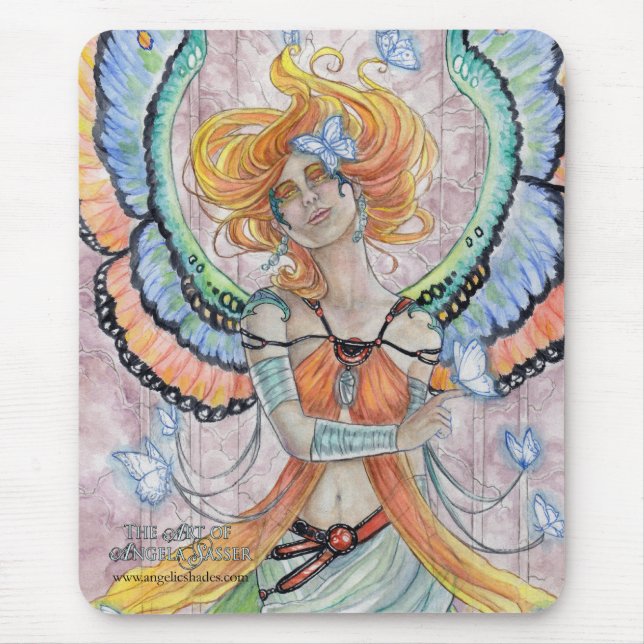 Alfombrilla De Ratón Guarda Mousepad de la mariposa (Frente)