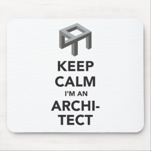 Alfombrilla De Ratón Guarde la calma que soy arquitecto