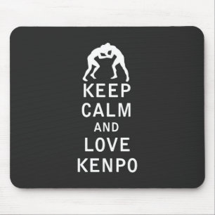 Alfombrilla De Ratón Guarde la calma y ame Kenpo