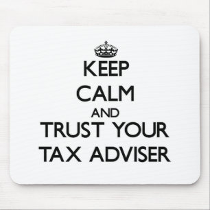 Alfombrilla De Ratón Guarde la calma y confíe en a su consejero de