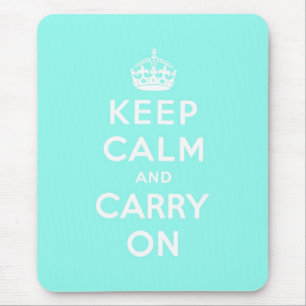 Alfombrilla De Ratón guarde la calma y continúe la original