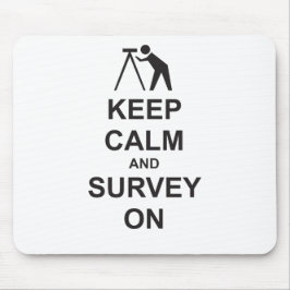 Alfombrilla De Ratón Guarde la calma y examínela encendido