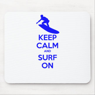 Alfombrilla De Ratón Guarde la calma y practique surf encendido