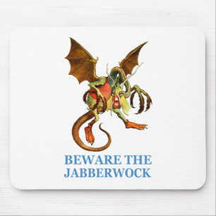 ALFOMBRILLA DE RATÓN GUÁRDESE DEL JABBERWOCK