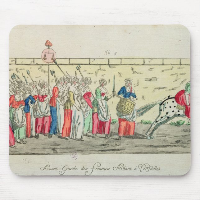 Alfombrilla De Ratón Guardia avanzado de las mujeres que van a (Frente)