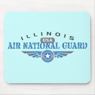 Alfombrilla De Ratón Guardia Nacional del aire de Illinois - los