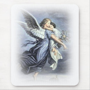 Alfombrilla De Ratón Guardián de niños Angel