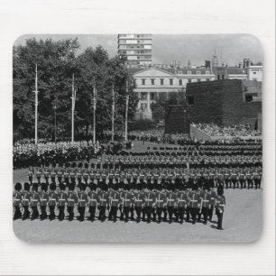 Alfombrilla De Ratón Guardias de Inglaterra de época marchando en tiemp