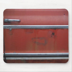 Alfombrilla De Ratón Guarnecido plateado de Chevy Rojo