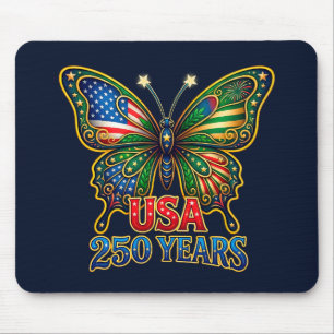 Alfombrilla De Ratón ¡Guau! Alas de la Libertad Mariposa EE. UU. 250 Añ