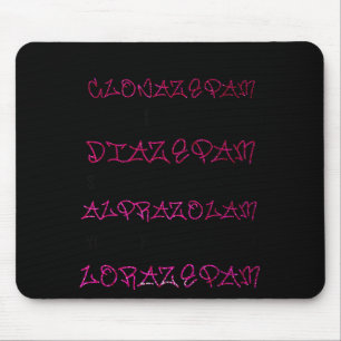 Alfombrilla De Ratón Guau Black Betty Clonazepam Guau Black Betty Diaze