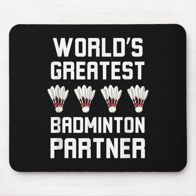 Alfombrilla De Ratón Guay Badminton P, el mejor socio de Badminton del  (Frente)