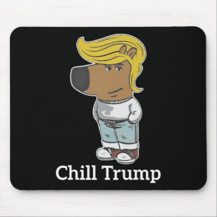 Alfombrilla De Ratón Guay Chill Guy Meme Tees - Trump Chill Guy Meme