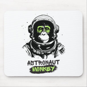 Alfombrilla De Ratón Guay de mono astronauta