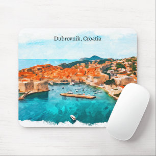 Alfombrilla De Ratón Guay Dubrovnik Croacia Adria Coast Panorama Vista
