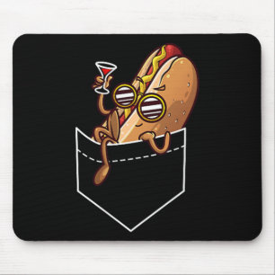 Alfombrilla De Ratón Guay Hot Dog Design Para Hombres Mujeres Niños Dis