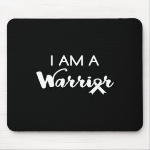 Alfombrilla De Ratón Guay I am a WARRIOR cinta Cáncer de niños de pecho