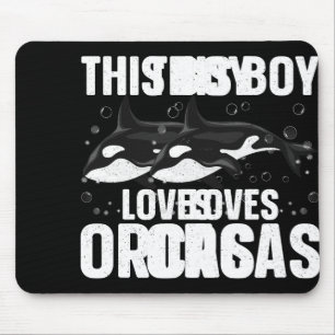 Alfombrilla De Ratón Guay Orca Design Para Niños Hombres Mar Ballena Or