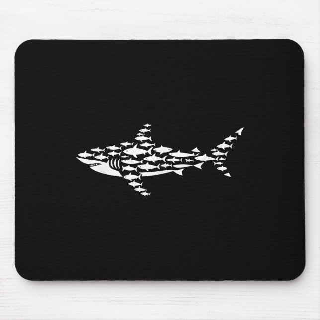 Alfombrilla De Ratón Guay Shark Art Para Hombres Mujeres Niños Chicas T (Frente)